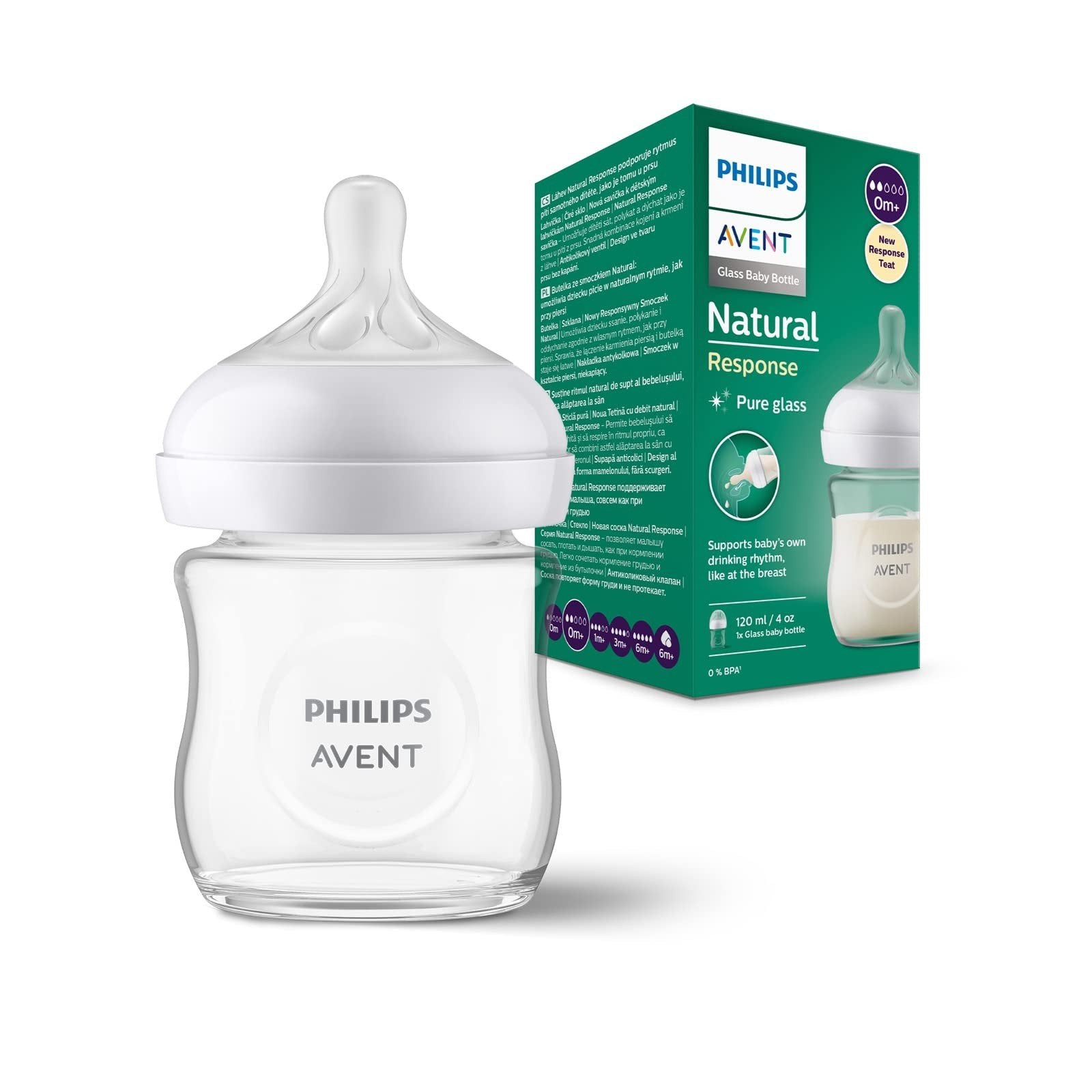 Biberon en Verre 120 ml 0M+ – Philips Avent