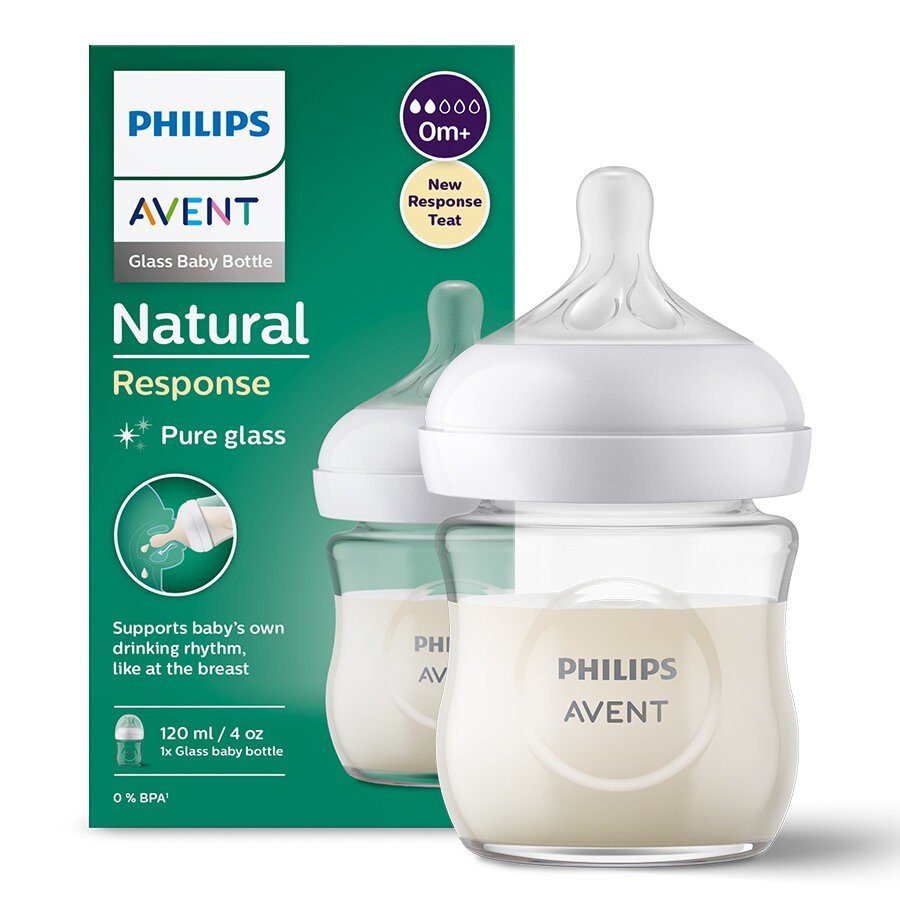 Biberon en Verre 120 ml 0M+ – Philips Avent