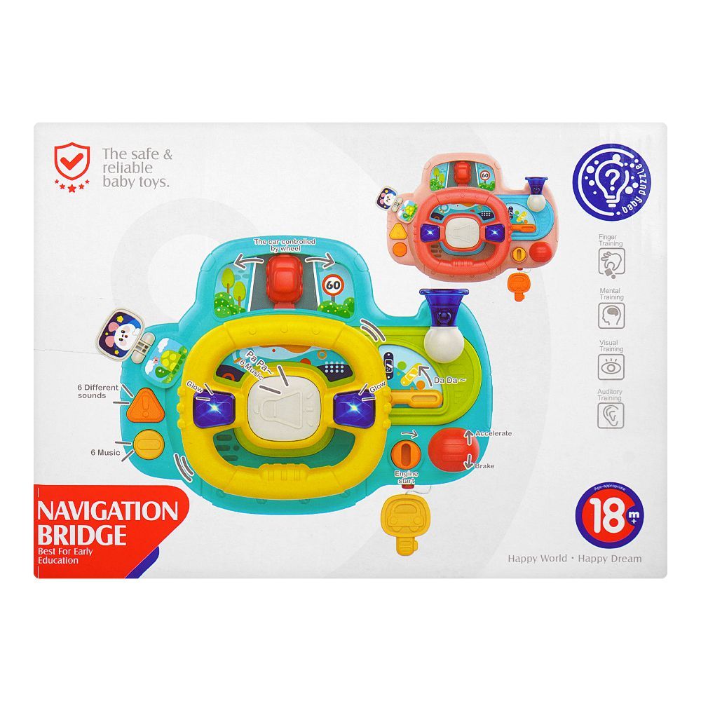 Volant de Conduite Interactif Lumineux & Musical – HUANGER