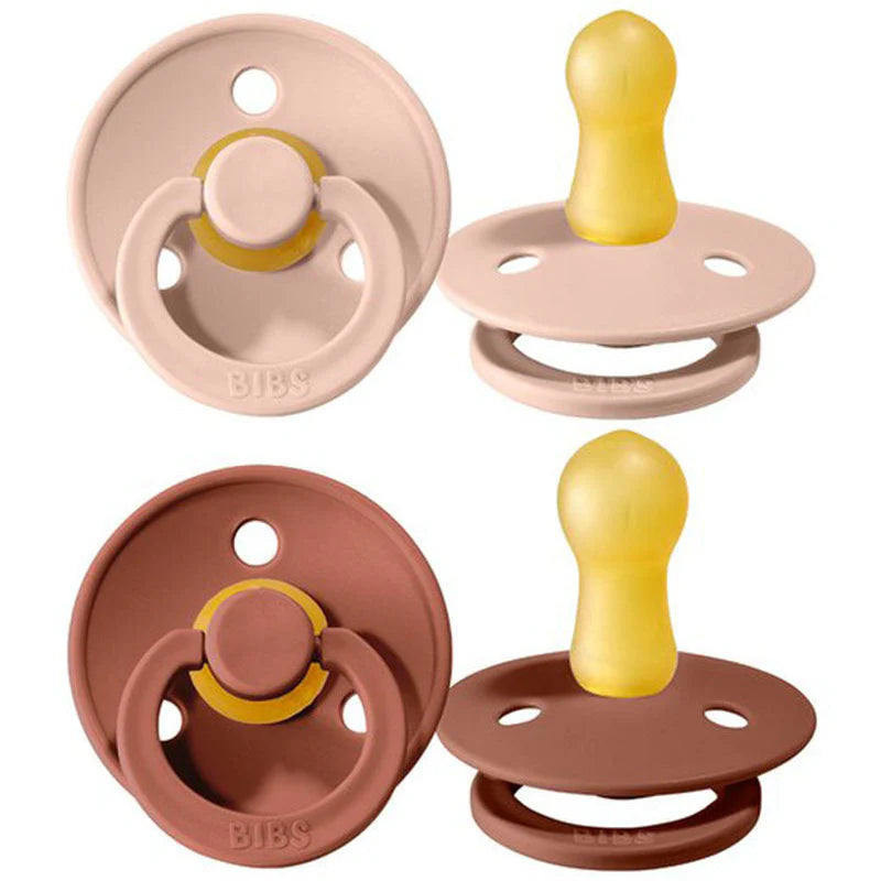 Sucette BIBS colour Round Woodchuck/Blush(6-18mois)-BIBS