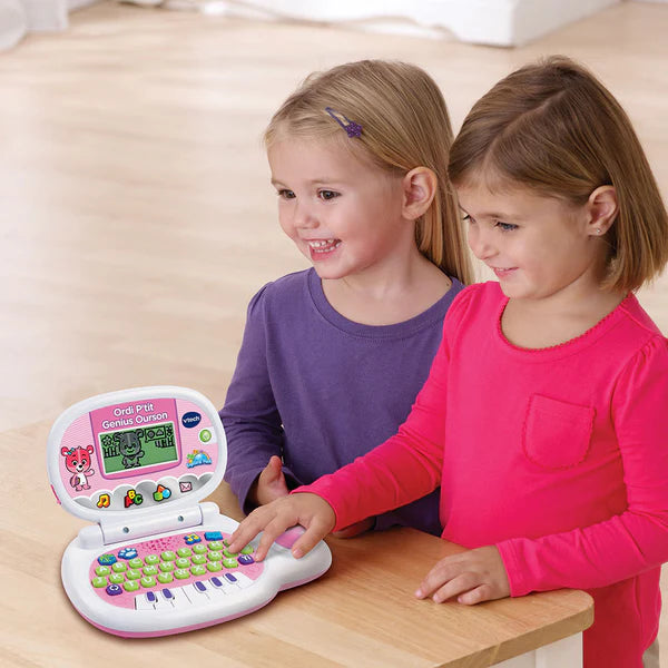 💻🧸 P’tit Genius Ourson – Ordinateur Éducatif Rose – Dès 2 ans-VTECH