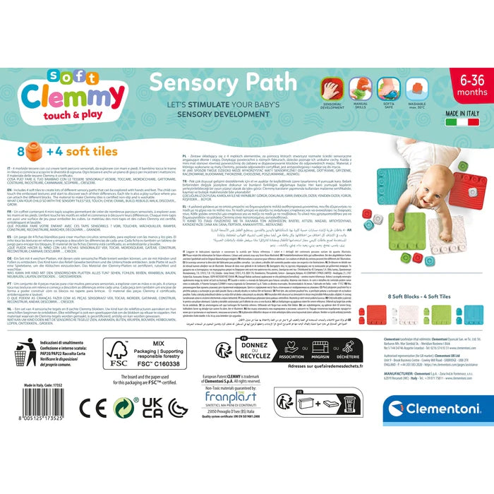 Parcours Sensoriel Clemmmy – Clementoni