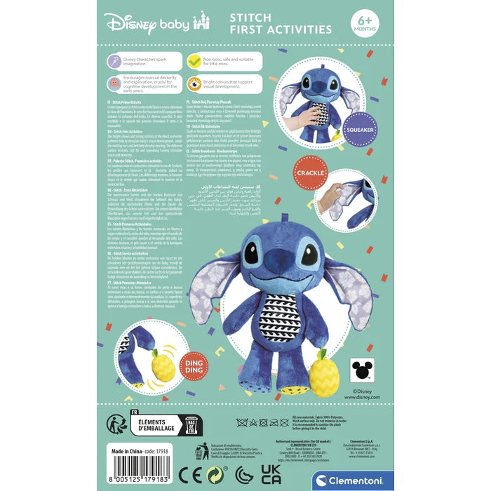 Stitch, ma peluche d’activités –Clementoni
