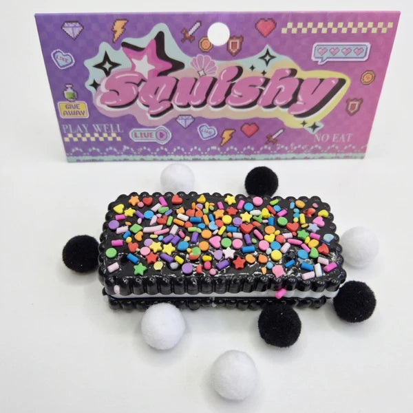 Squishy Ourson Chocolat – Jouet Anti-Stress Kawaii-sku
