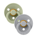 Sucette BIBS colour Round Sage / Cloud-GLOW (6-18mois)-BIBS