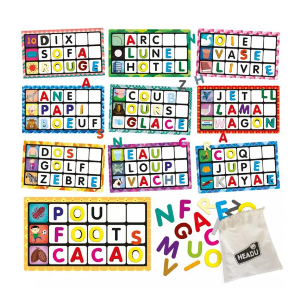 Lettres et Mots Montessori -HEADU