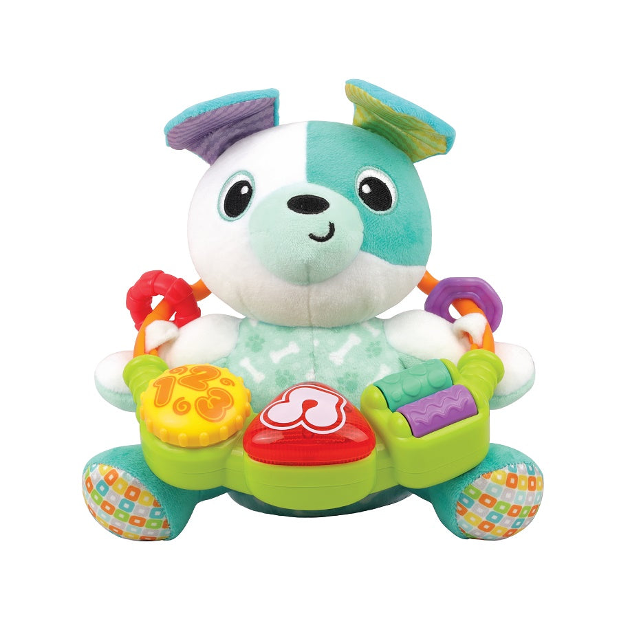 Winfun – Chiot Peluche avec Anneau d’Activités-SKU
