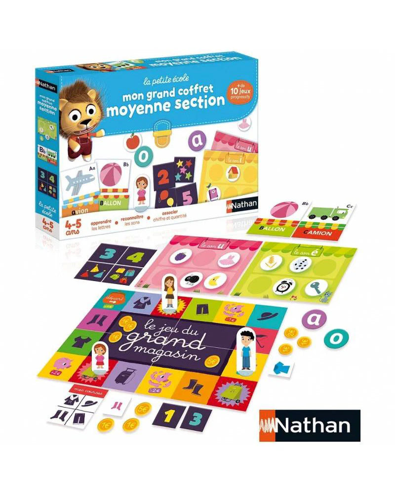 Coffret Moyenne Section  4-5ans-Nathan
