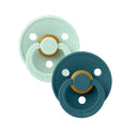 Sucettes BIBS Colour Round Nordic Mint / Forest Lake (6-18mois)-BIBS