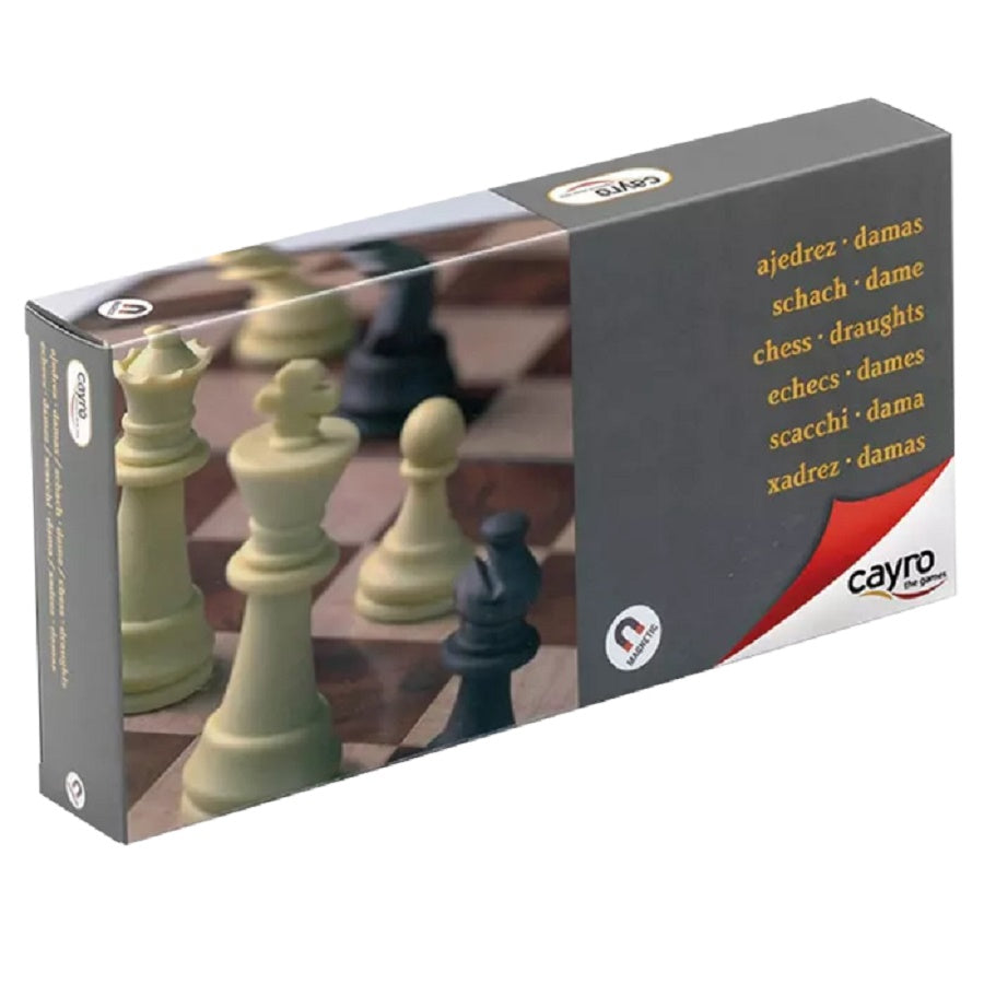 Jeu de Dames et d’Échecs – Mini plateau magnétique-CAYRO