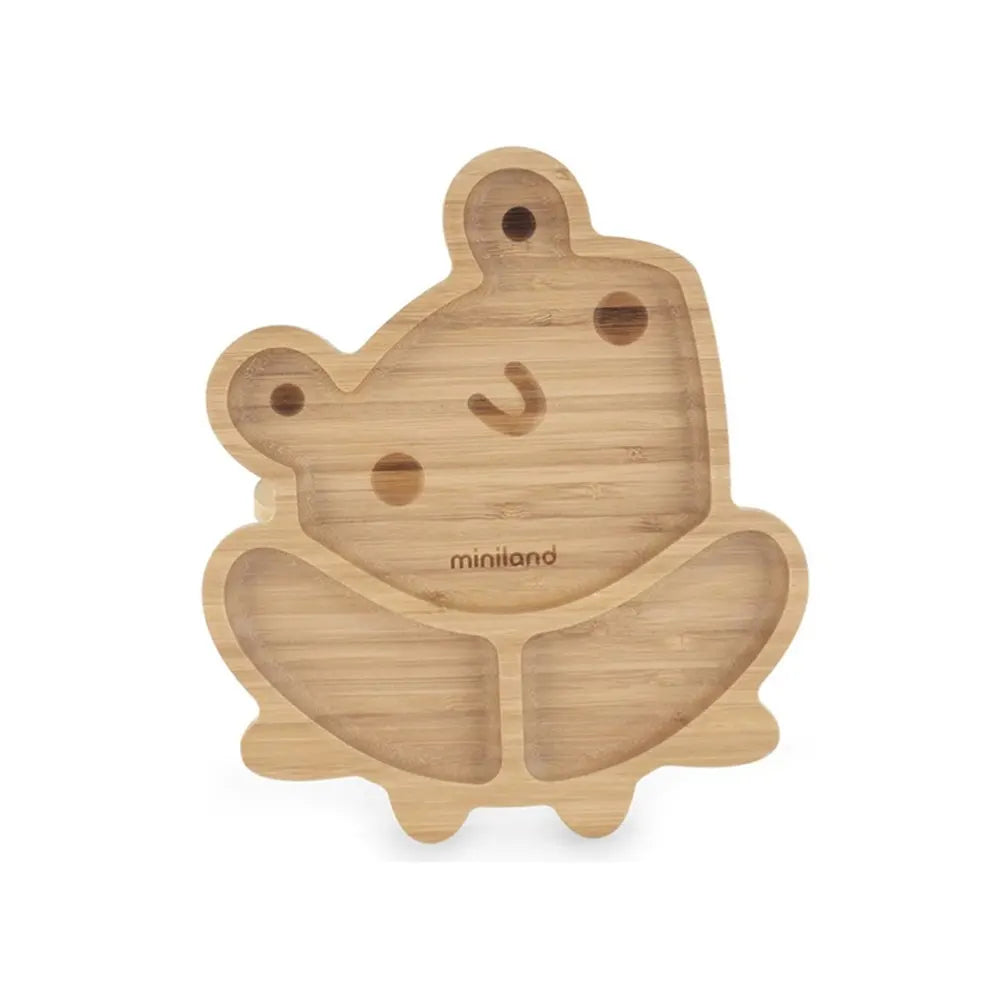 Assiette en Bois Grenouille – Miniland