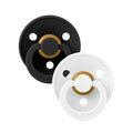 Sucettes BIBS Colour Round Black / White (6-18mois)-BIBS