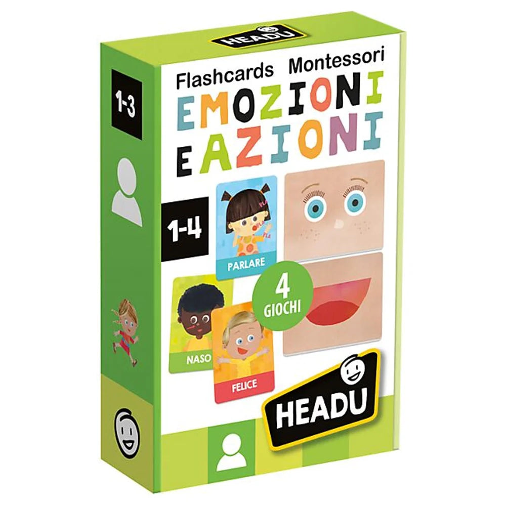 Flash Cards Émotions et Actions – Montessori - Headu