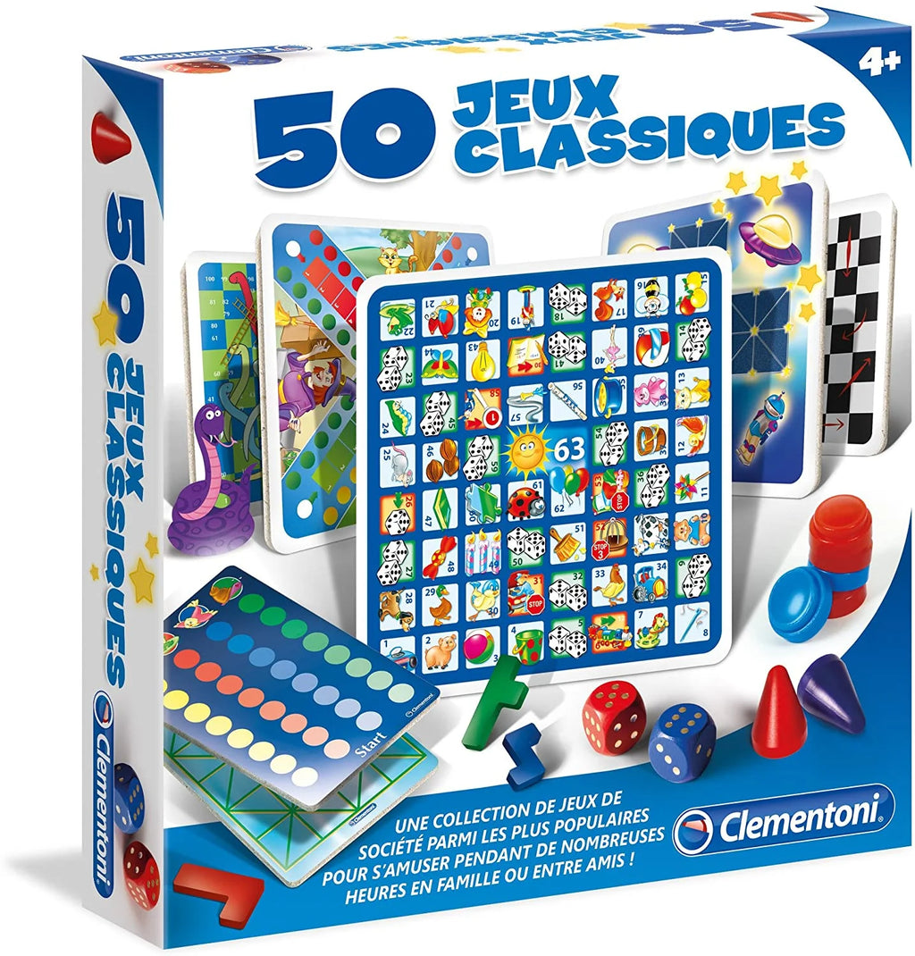 Coffret 50 jeux classiques