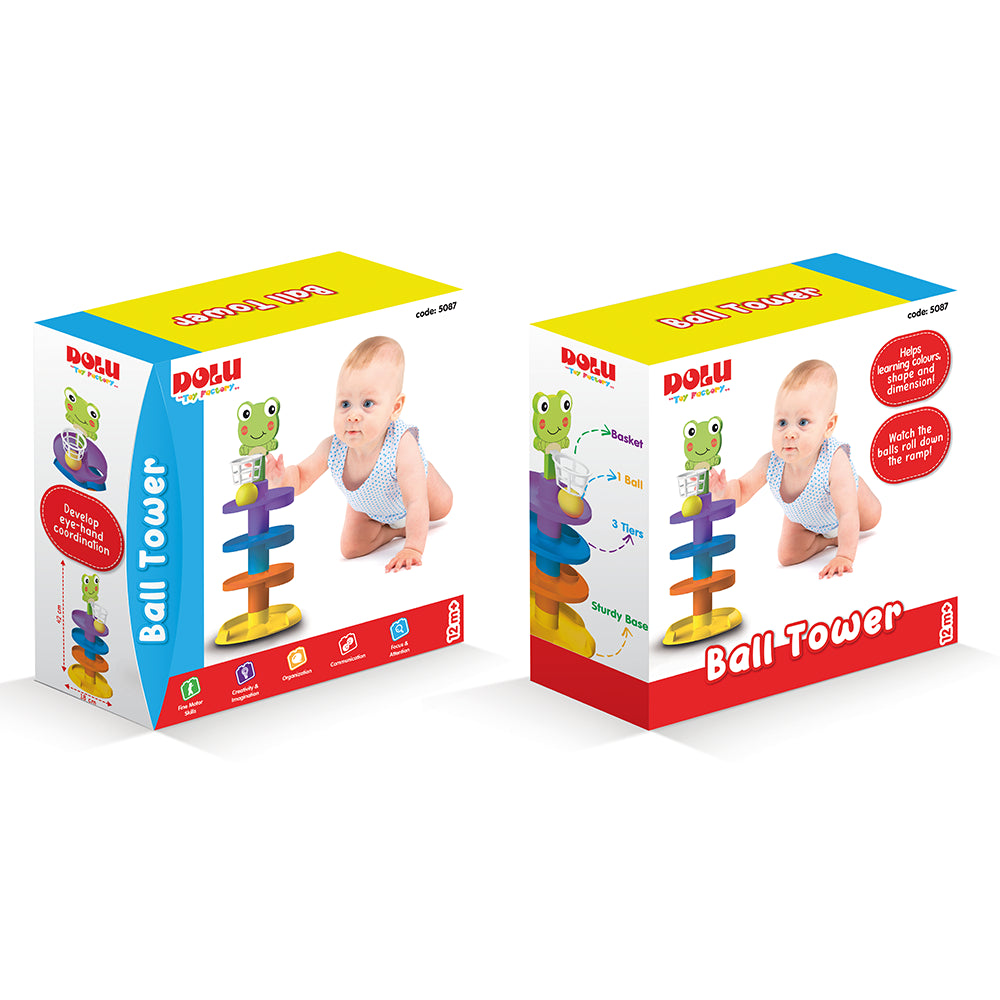 Tour spirale multicolore / Ball Tower