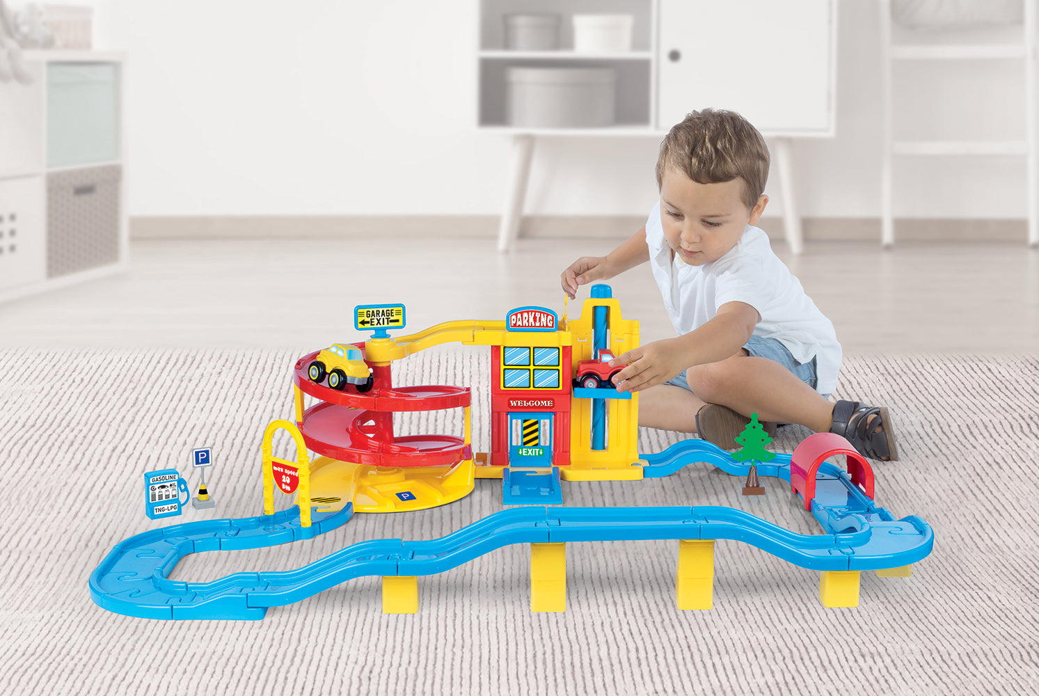 Dolu-Mega Garage Interactif 70 pièces