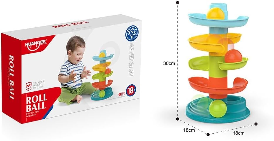 Toboggan De Balle 8 Pcs 18M+ - Huanger