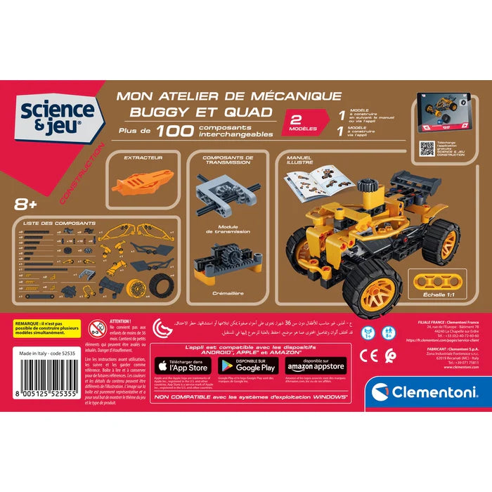 Mon Atelier de Mécanique – Buggy & Quad – Clementoni