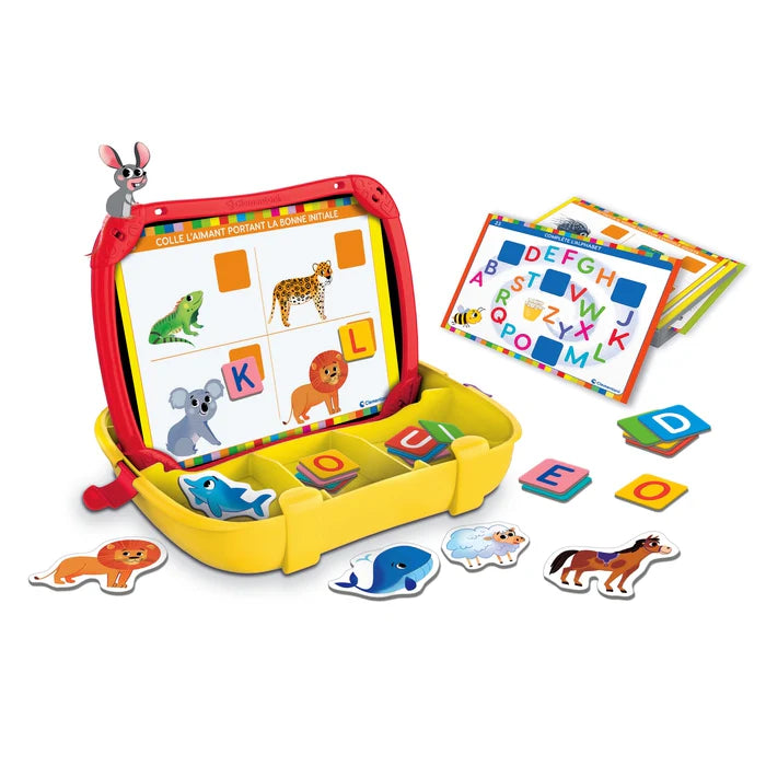 Mallette Magnétique – Alphabet et Animaux – Clementoni