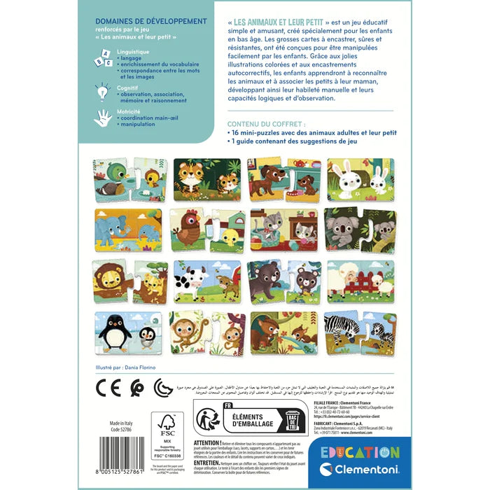 Les Animaux et leur Petit – CLEMENTONI