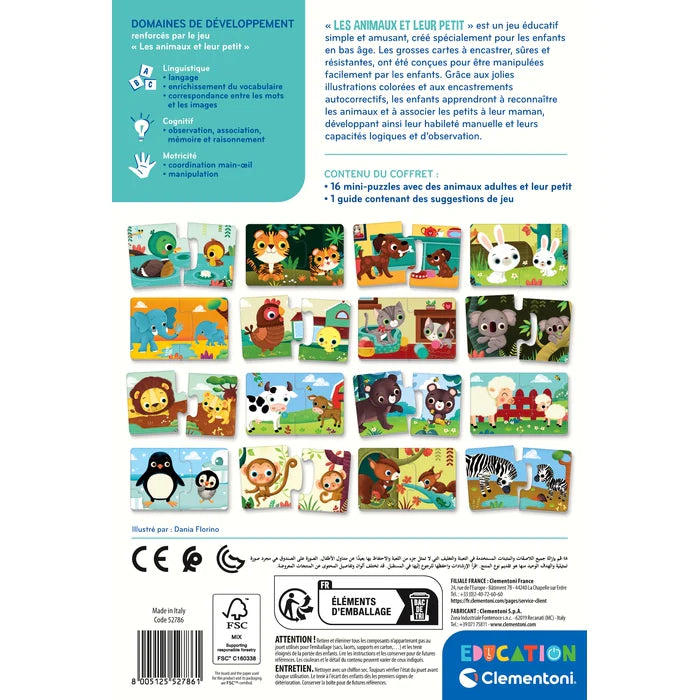 Les Animaux et leur Petit – CLEMENTONI