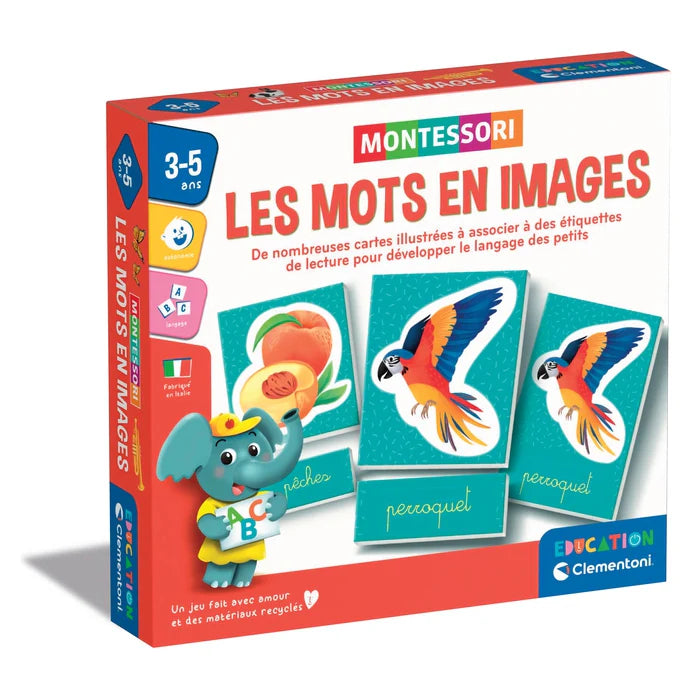 Les Mots en Images – Montessori – CLEMENTONI