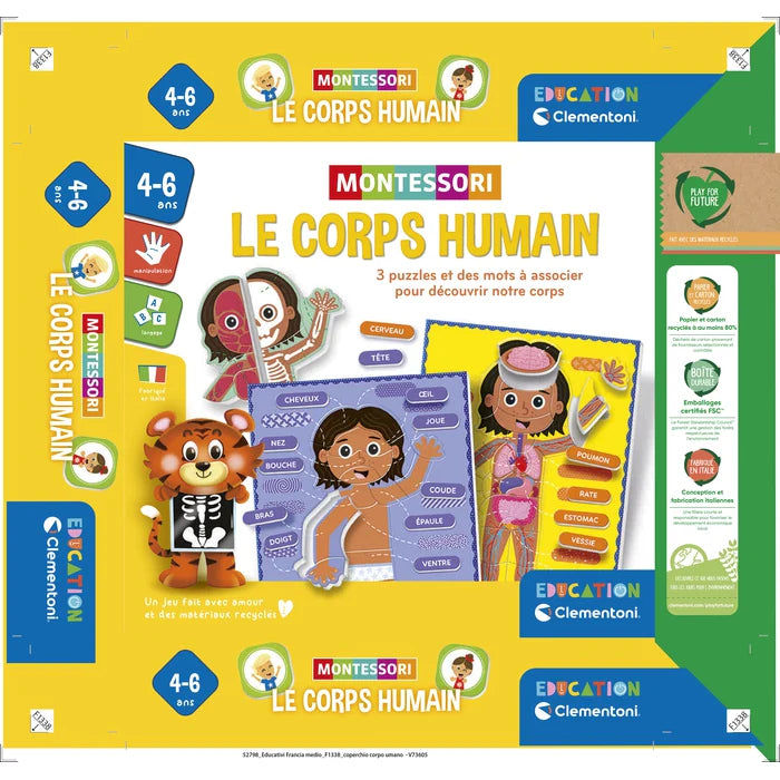 Le Corps Humain – Montessori – CLEMENTONI
