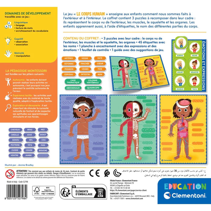 Le Corps Humain – Montessori – CLEMENTONI