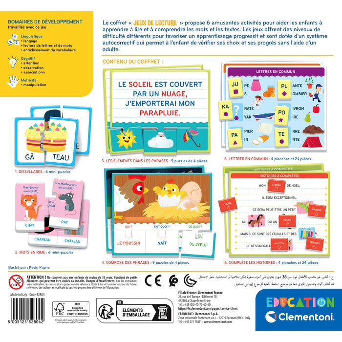 Jeux de lecture – CLEMENTONI