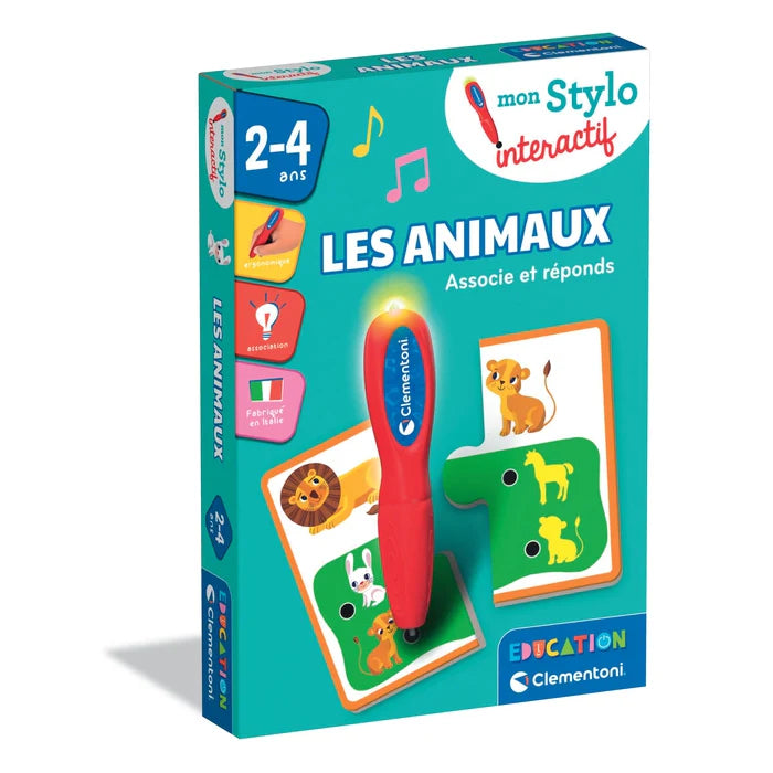 Mon Stylo Interactif – Les Animaux – CLEMENTONI