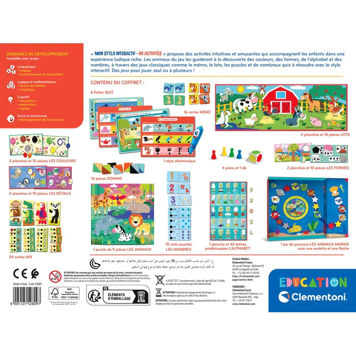 Mon Stylo Interactif – 60 Activités – CLEMENTONI