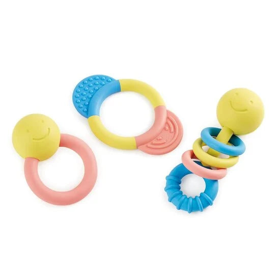 Set de 3 hochets & anneaux de dentition-HAPE