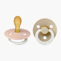 Sucettes BIBS Colour Round Ivory / Blush (6-18mois)-BIBS