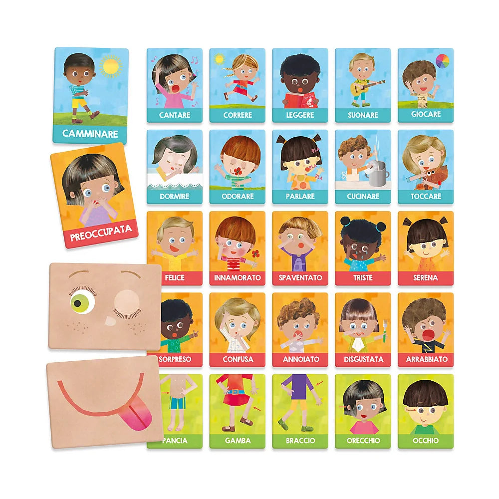 Flash Cards Émotions et Actions – Montessori - Headu