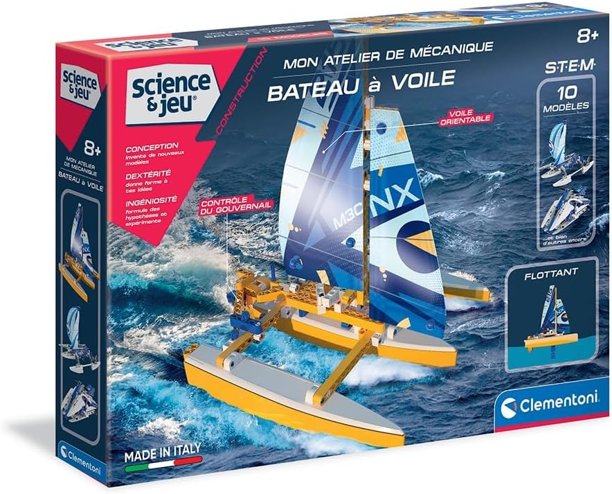 Mon Atelier de Mécanique – Bateau à Voile Flottant – Clementoni
