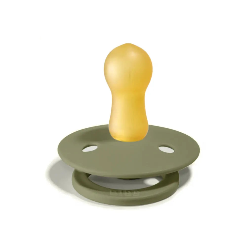 Sucettes BIBS Colour Round Honey Bee / Olive (6-18mois)-BIBS