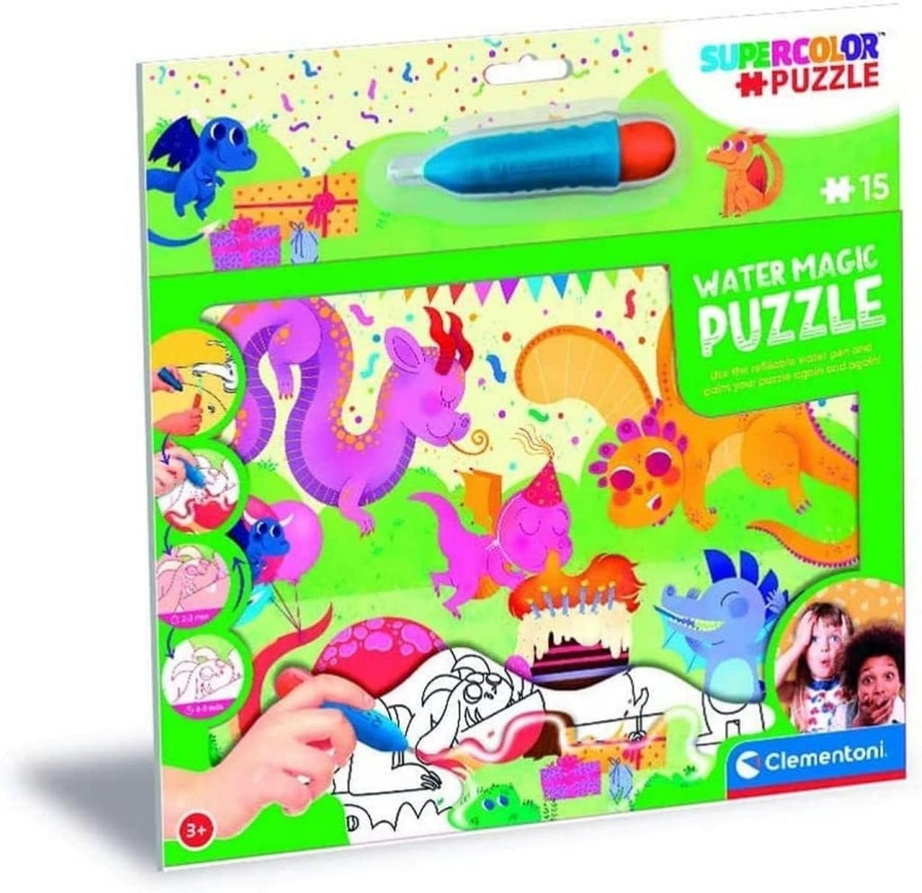 Puzzle Water Magic 15 Pièces – Dragon- CLEMENTONI