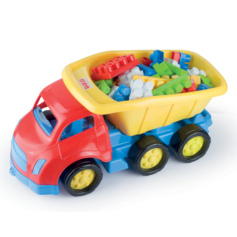 Camion à blocs de construction – DOLU (50 pièces)