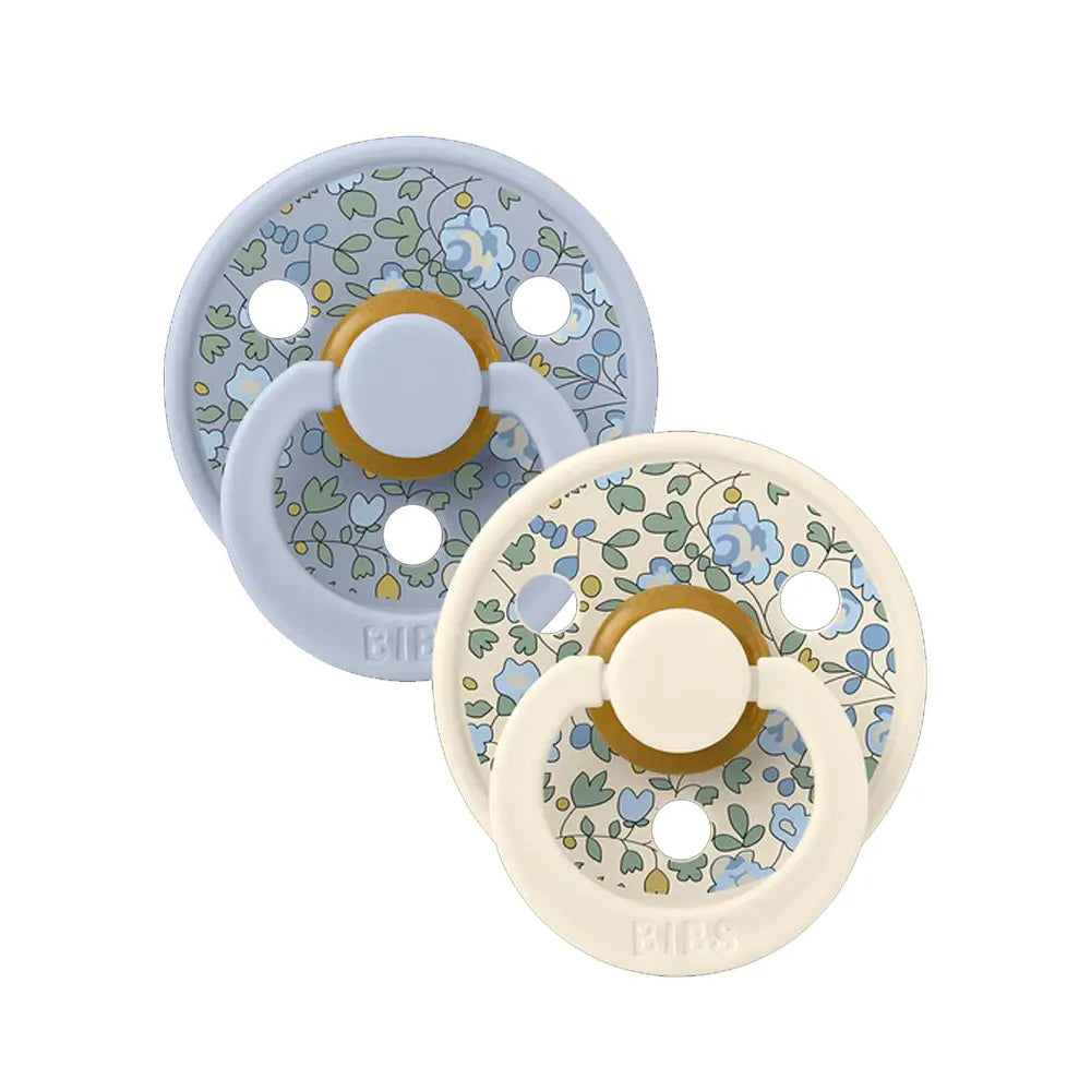 Sucettes BIBS Colour Round Eloise Dusty Blue Mix (0-6mois)-BIBS