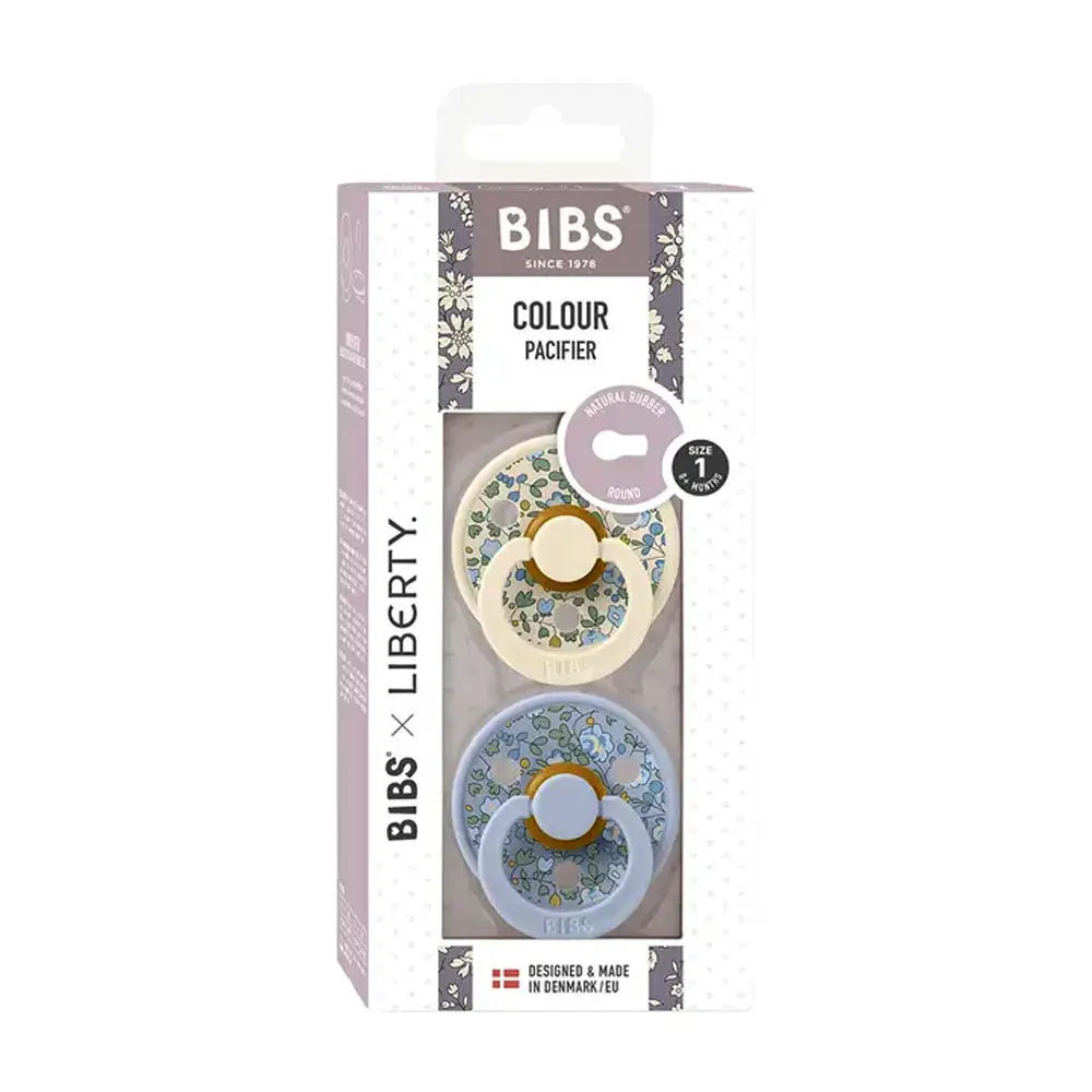 Sucettes BIBS Colour Round Eloise Dusty Blue Mix (6-18mois)-BIBS