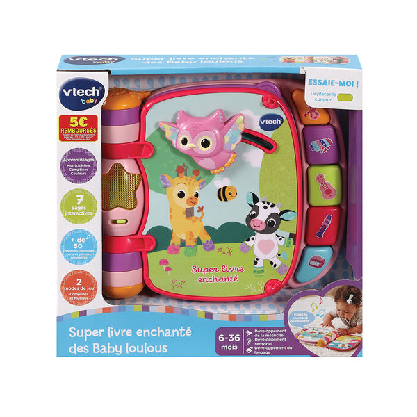📖🎵 Livre Musical Interactif – VTech Baby (6 mois+)