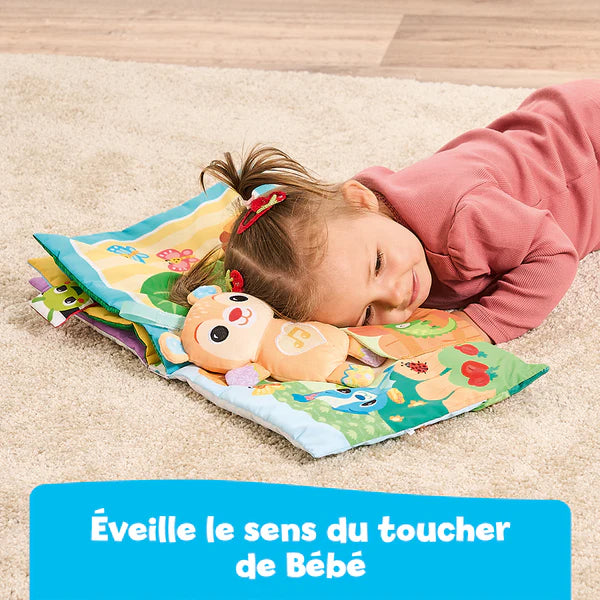🧸📘 Livre d’Éveil Musical Interactif – Bonbon l’Ourson – Dès 6 mois-VTECH