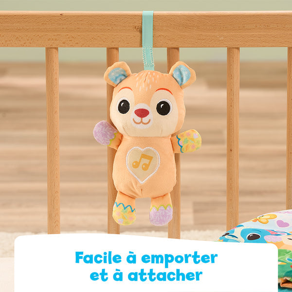 🧸📘 Livre d’Éveil Musical Interactif – Bonbon l’Ourson – Dès 6 mois-VTECH