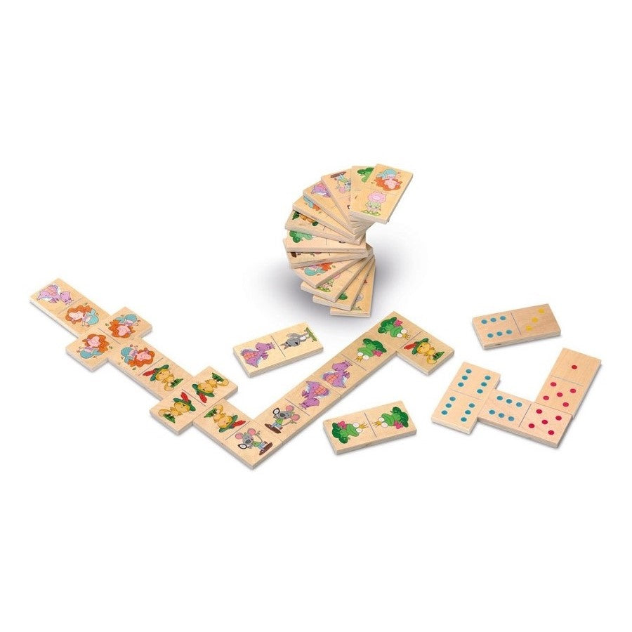 Dominos Double Face en Bois– CAYRO