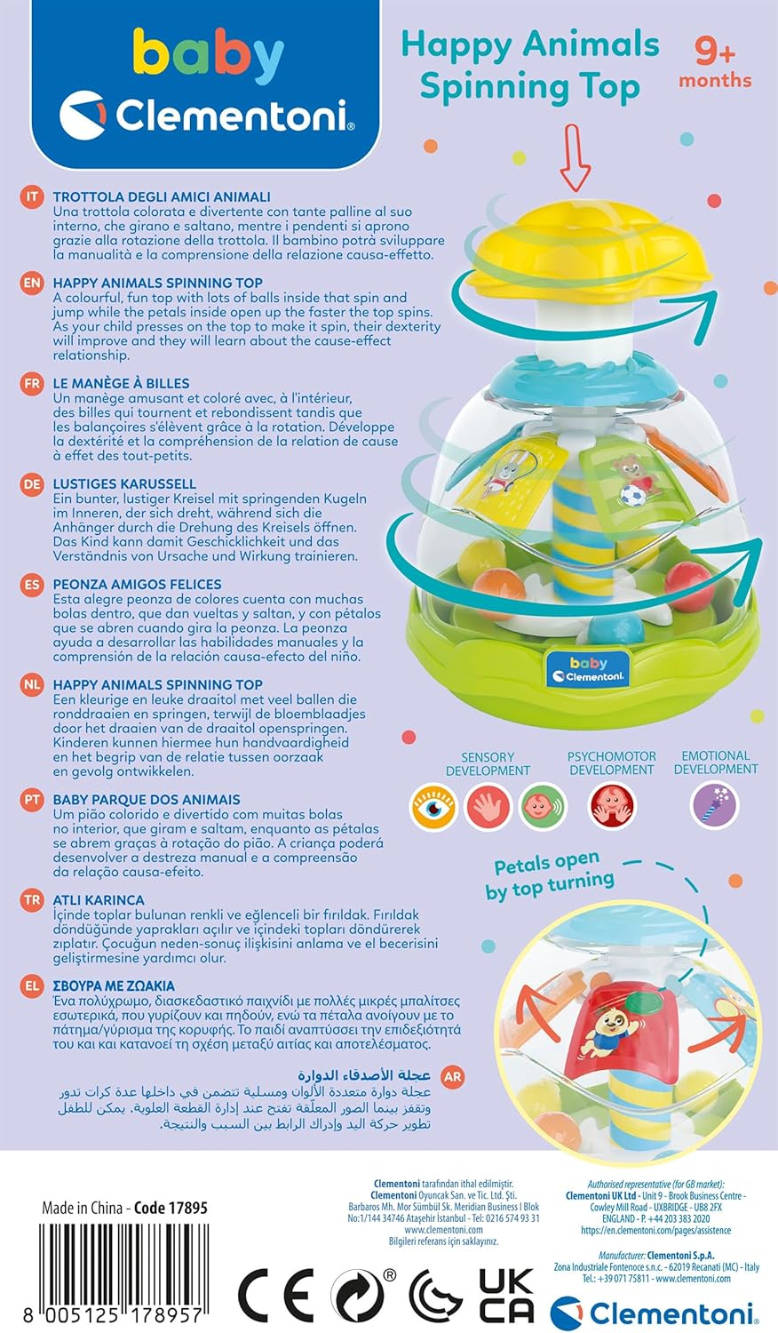Toupie tournante BEBE – Clementoni