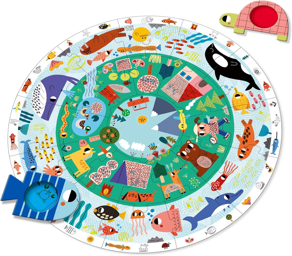 Goula Puzzle XXL Les Animaux de la Jungle - 18 Pièces