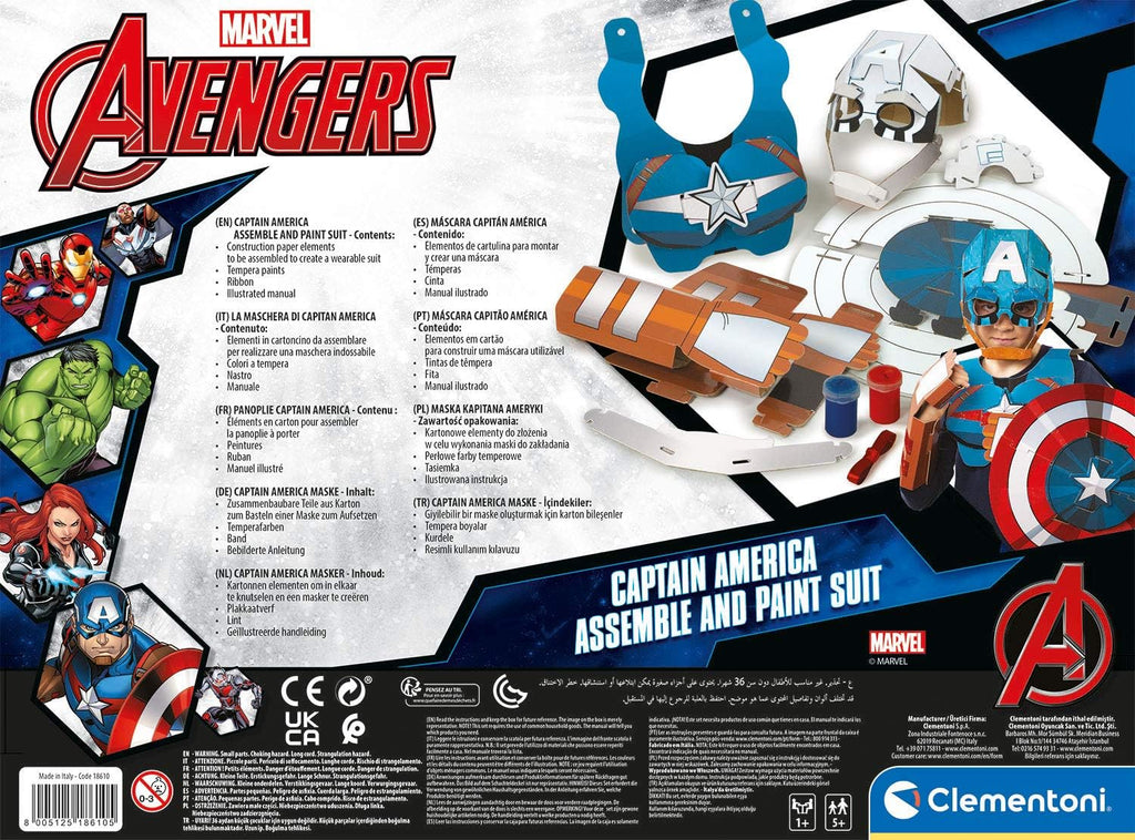 La panoplie de Captain America – Marvel – CLEMENTONI