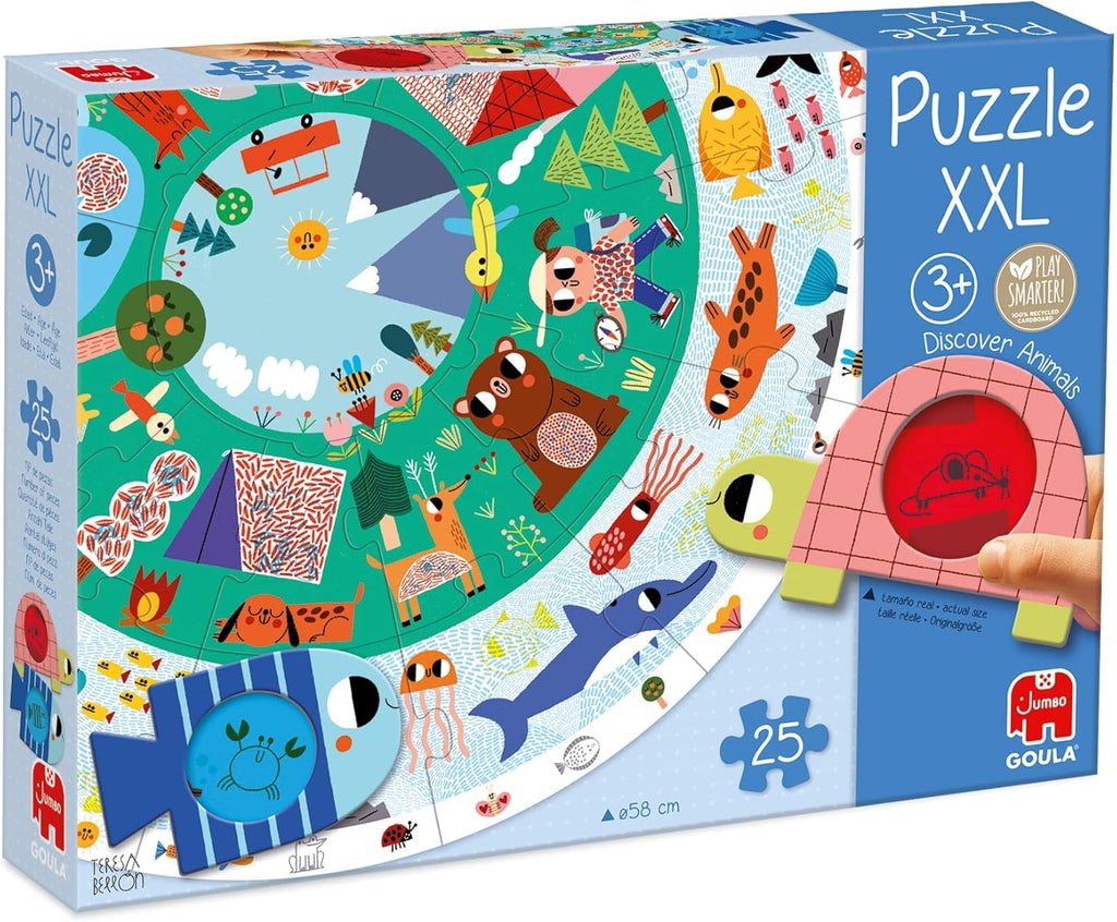 Goula Puzzle XXL Les Animaux de la Jungle - 18 Pièces