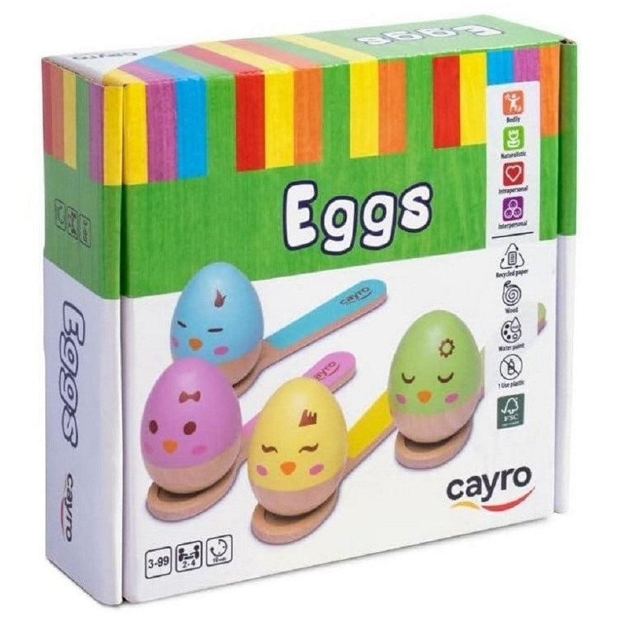 Jeu d’Équilibre avec Œufs en Bois– CAYRO