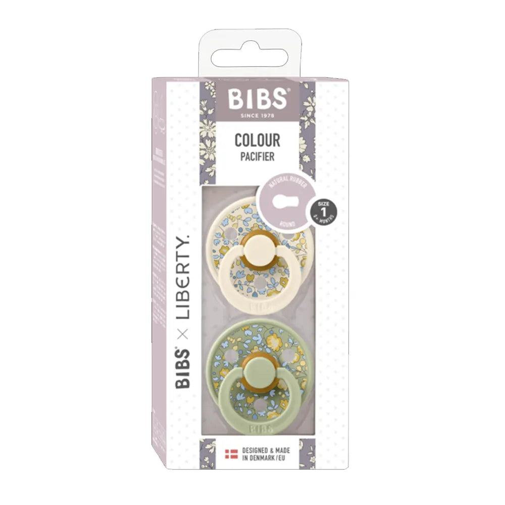 Sucettes BIBS Colour Round Eloise Sage Mix (6-18mois) -BIBS